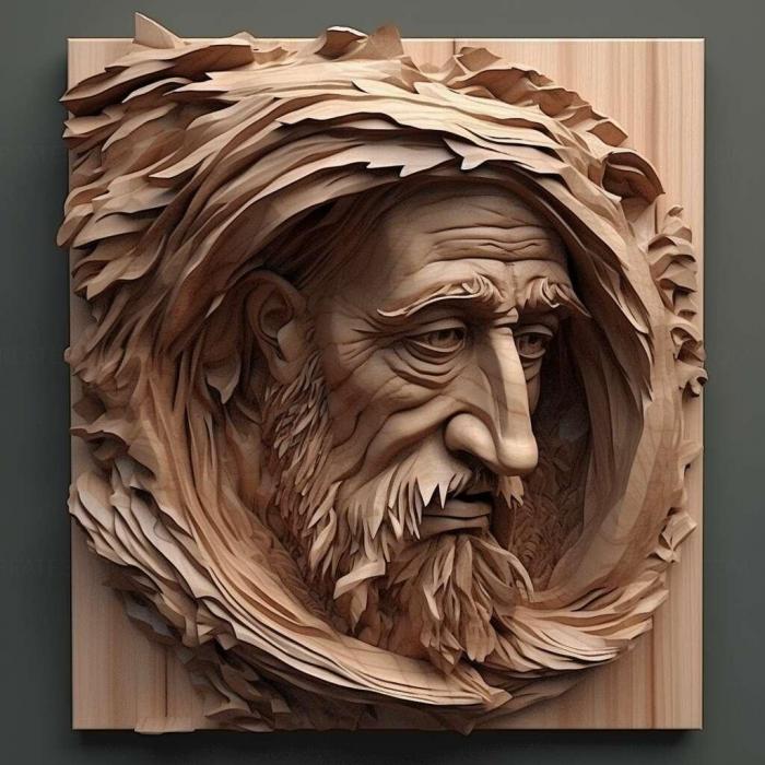 نموذج ثلاثي الأبعاد لآلة CNC 3D Art 